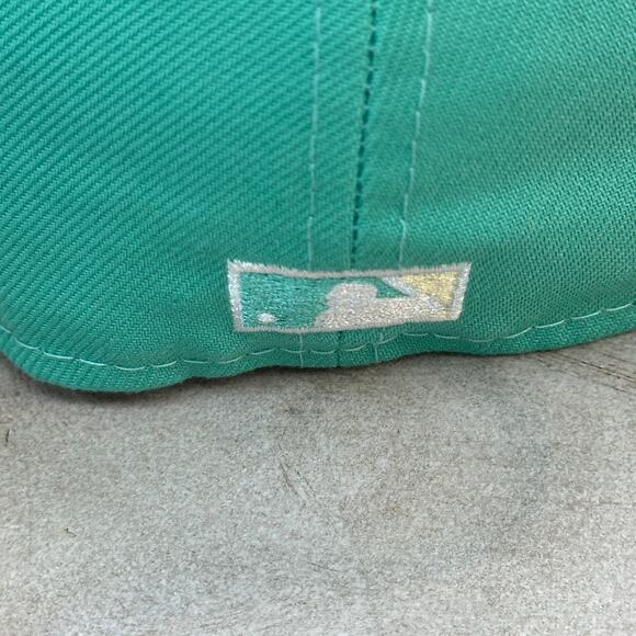 Boston Red Sox New Era Mint Green Hat 2004 World Series Patch Size 7 3/4 Rare - Picture 10 of 15